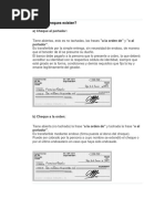 Apuntes Sobre Cheques