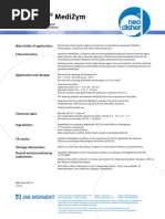 Neodisher Medizym: Main Fields of Application: Characteristics