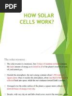 How Solar Cells Work