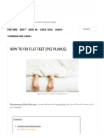 How To Fix Flat Feet (Pes Planus) - Posture Direct PDF