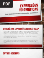 Expressões Idiomáticas