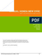 Manual Honda New Civic