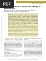 Perioperative Seizures in Patients With A History of A Seizure Disorder