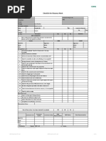 Block Work CHK List