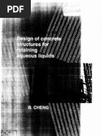 Design of Concrete Structures For Retaining Aqueous Liquids by R. Cheng PDF