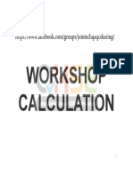 Fabrication Calculation PDF