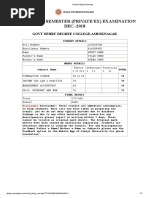 Result Jiwaji University