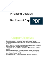 Financing Decision: The Cost of Capital