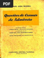 QUESTÕES DE EXAMES DE ADMISSÃO - 2 Ed., 1956 PDF