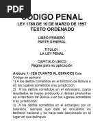 Codigo Penal Boliviano - Infocuria