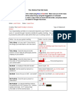 Caleb Fiero - This I Believe Essay Peer-Editing Sheet