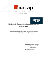 Módulo de Rede de Comunicaciones Industriales PDF