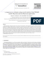 Comparison of Estimates Using Record Statistics From Weibull Model: Bayesian and Non-Bayesian Approaches