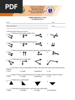 Third Periodical Test in Math 4