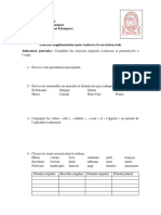 Expression Orale - Exercices Divers