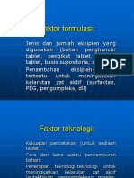 Faktor Formulasi Dan Teknologi