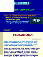 Modul-9 - (Geser Balok) - (61 Hal) PDF