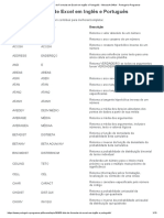 Lista de Formulas de Excel em Inglês e Português - Microsoft Office - Portugal-A-Programar