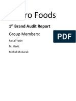 Engro Foods Brand Audit Report