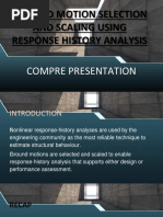 GROUND MOTION SELECTION AND SCALING - Compre Presentation PDF