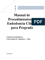 Manual Clinico Endodoncia UV PDF 2017