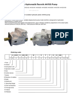 Brueninghaus Hydromatik Rexroth A4VSG Pump: Closed Circuit Variable Hydraulic Piston A4VG Pump