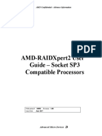 Amd-Raidxpert2 User Guide - Socket Sp3 Compatible Processors