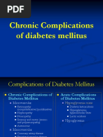 Chronic Complications of Diabetes Mellitus