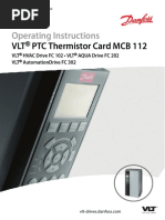 PTC Thermistor Card MCB 112