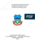 Proposal Pengajuan Pelatihan M T U (Mobile Training Unit) Di Kelurahan Pananjung