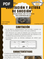 Cavitacion y Altura de Succion