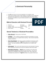 The Dominant Personality