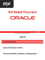 8.0 Siebel Overview