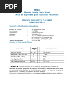 MSDS Cemento THORGEM