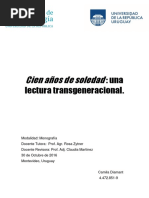 Transgeneracional +cien+años+de+soledad,+una+lectura