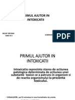 Prim Ajutor in Intoxicatii