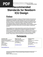 Recommended Standards For Newborn ICU Design