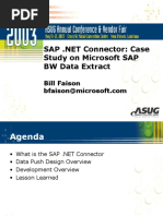 Study On Microsoft SAP BW Data Extract: Bill Faison