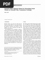 Ultrasonic ISRM Suggested Method