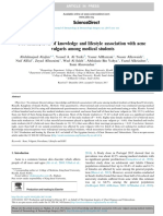 Prevalence, Level of Knowledge and Lifestyle Association With Acne Vulgaris Among Medical Students