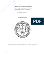 Marco Teorico Impuesto Timbre Fiscal y Papel Sellado