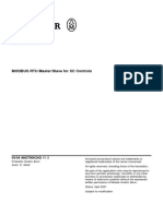 Application Note: MODBUS RTU Master/Slave For XC Controls