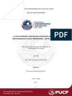 Benites Mendoza La Aplicacion Del Principio de Casualidad Al Gasto de Responsabilidad Social Empresarial Limites y Alcances PDF