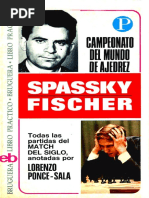 Campeonato Del Mundo Spassky - Fischer, 1972 - Ponce Sala Lorenzo PDF