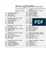 P Block Reactions PDF