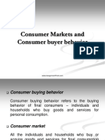 Consumer Markets and Consumer Buyer Behavior