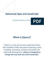 Advanced Ajax and Javascript: Using The Jquery Library