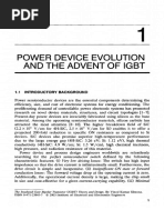 Power Device Evolution and The Advent of Igbt 2005