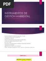 Instrumentos de Gestion Ambiental