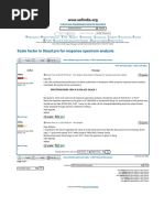 Scale Factor in Staad Pro For Response Spectrum Analysis